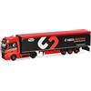 Herpa Modellino camion MAN TGX GX semirimorchio a fondo mobile Helo-Logistik, miniatura in scala 1:87, pezzo da collezione, Made in Germany, plastica
