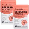 Uocasi Patch Di Berberina Per L'Equilibrio Metabolico, Supporto Alla Forma Sana, 2 x 30Pcs Supporto Al Metabolismo Adesivi Per La Pelle Della Pancia Tutta La Pelle