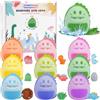 SHUCHING 9 Grandi Bombe da Bagno Bambini Dinosauri, Bombe da Bagno con Sorpresa, Set Regalo Bath Bombs Naturali Bio per Bambino Compleanno Festa