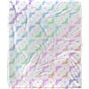 DC Comics Wonder Woman Gradient Pattern Coperta super morbida al tatto setoso - 152 x 127 cm
