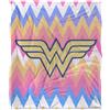 DC Comics Wonder Woman Multi-Color Coperta super morbida al tatto setoso - 152 x 127 cm