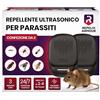 REPELIX ARMOUR Repellente ultrasonico per parassiti da interno - Confezione da 2 - Copre 140m² per dispositivo - 3 modalità - Allontana topi, ratti, ragni, zanzare, formiche, insetti e mosche