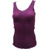 EGI Canotta Spalla Larga 85% Lana/15% Seta Art.1492, Made in Italy, Mora L/XL