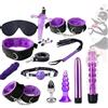 stoqucel Kit di Attrezzatura Sportiva Viola, Attrezzi Sportivi in Nylon di Peluche