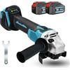 ANUPTTA Smerigliatrice Angolare, Compatibile con Makita DGA517Z, 18V BL1840 BL1850 BL1860 Smerigliatrice Angolare Elettrica, Diametro di 125mm con 2x 5.5Ah Batteria e