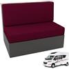 MeYuxg 2 federe per tavolo da pranzo per camper (1 set), per camper, lavabile, per divano, camper, per rimorchi, per camper, ristoranti (rosso bordeaux