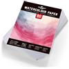 STATIONERY ISLAND Carta Acquerello 300g, 80 Fogli Per Acquerello, Album Da Disegno Professionale, 5x7 Carta Per Acquerello, Ideale Per Pittura E Disegno Con Acquarello
