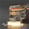 Shine Decor Striscia luminosa LED COB 230 V, striscia LED impermeabile IP65, 286 leds/m ultra alta luminosità, striscia LED certificata CE per decorazione casa, cucina, giardino, illuminazione a LED