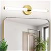 Laittiin Lampada da parete a specchio a LED per bagno, in oro - 60 cm, 8 W, 4000 K