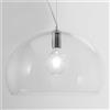 Kartell - Sospensione FL/Y - Trasparente - PMMA colorato in massa - Designer Ferruccio Laviani