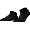 FALKE Grassbraid W Sn cotone bassi fantasia 1 paio, Calzini corti Donna, Nero Black 3000, 37-38