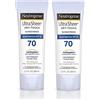 Neutrogena Ultra Sheer Dry-Touch Sunscreen, SPF 70, 3 Ounces (Pack of 2) by Neutrogena