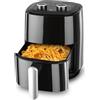 GOURMETmaxx Friggitrice ad aria calda da 3,1 l, con timer da 60 minuti e 6 funzioni, con scongelamento e riscaldamento, a risparmio energetico e inodore, quasi senza olio, 1350 W