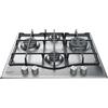Hotpoint Piano cottura a gas PCN 641 T/IX/HA 4 fuochi 60 cm acciaio inox da incasso