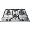 Hotpoint PCN 642 T/IX/HA Piano cottura a gas 4 fuochi da incasso acciaio inox con wok