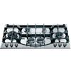 Hotpoint Piano cottura a gas PHN 961 TS/IX/HA 6 fuochi da incasso 87 cm acciaio inox
