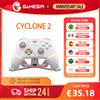 GameSir Controller wireless originale Gamesir Cyclone 2 con controller effetto Hall per PC Steam Switch ios Andrioid Base opzionale - white set