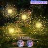 GASISTER Fuochi d'artificio solari 90-200LED Decorazioni da giardino per esterni Impermeabile Accensione/spegnimento automatico Risparmio energetico Installazione semplice Decorazioni per matrimoni per feste