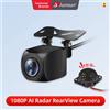 Junsun Telecamera posteriore per auto Junsun 1080P 145 ° Obiettivo Fisheye Radar Allarme Veicolo impermeabile Retromarcia Parcheggio Obiettivo video Accessori cavo 6M -