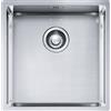 Franke Lavello Cucina 1 Vasca da Incasso con Senza Gocciolatoio Larghezza 44 Cm materiale Acciaio Inox Serie Box colore Acciaio - 127.0369.215