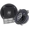 tempo di saldi Coppia Casse Auto 300W da 10 cm Impedenza 4 Ohm - Altoparlanti Auto con Griglie Metalliche Nere - Speaker Acustici per Stereo Automobile Design Elegante