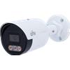 Uniview Bullet IP Full color 8 MP, ottica 2.8 mm, AI, IR e Luce bianca 30 m, Microfono e Altoparlante - Uniview