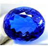 ganesh-gems Grande tanzanite blu 19,20 ct. Pietra preziosa sciolta taglio ovale per bracc...