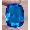 ganesh-gems AAA+ 18,4 Ct. Grande Topazio Blu Taglio Cuscino Sfaccettato Pietra Preziosa S...
