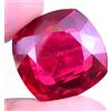 Naturale Sangue Rosso Rubino 50.1Ct Cuscino Certificato Gigante Perfetto Loose