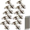 SOTECH 10 pezzi Hettich Sensys 8645i TH52 Cerniera standard Arresto d'angolo 110° incl. viti M4x16mm Altezza (Distanza): 1,5 mm con cerniera automatica