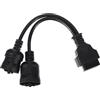 SIXTOL Mechanic Cable 8 | Adattatore OBD-II 9 Pin J1939 + 6 Pin J1708 a 16 Pin | Cavo Diagnostico Universale