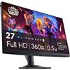 Alienware AW2724HF 27 Full HD 1920x1080 Monitor Gaming, 360Hz, Fast IPS, 0.5ms, AMD FreeSync Premium, VESA AdaptiveSync, 99% sRGB, HDR 10, 2x DisplayPort, HDMI, 5x USB
