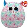 Ty Squishy Beanies - Emma la Gatta a Stelline Multicolori, Morbido Cuscino di Peluche con Occhioni Glitter, Idea Regalo per Grandi e Piccini, Tutti da Collezionare - 22 cm - T39264
