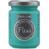 FLEUR DESIGNER'S PAINT | Pittura ad Acqua, Effetto Gesso Naturale, Extra Opaca, Fleur Chalky F58, Colore Malaysia Blue, Made in Italy, Formato da 130 ml