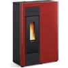 LA NORDICA Stufa a Pellet La Nordica Virna Idro 14 Kw Bordeaux