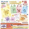 Pokemon / Pocket Monster Capsule Toy Full Comp Set/Pokemon Tote Bag Pouch Collection Set Completo