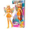 Winx Club Winx - Stella Fata, Bambola 27 cm con Ali Removibili e Look da Fata del Sole, Snodata, Giocattolo per Bambina e Bambini dai 4 Anni in su