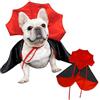 ASFWAGQ Costume da vampiro per animali domestici Halloween cane gatto costume mantello vampiro animale domestico cosplay divertente costume da animale domestico mantello costume per cani Halloween costume da