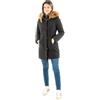Yes Zee YES-ZEE PARKA CON CAPPUCCIO DONNA NERO