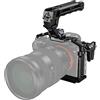 SMALLRIG A7 III/A7R III Cage Kit per Sony Alpha 7 III/Alpha 7R III, Gabbia Completa con Maniglia Superiore per ARRI e Fermacavo, Cold Shoe Incorporato e Guide NATO - 4198
