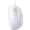 TECKNET PRO Mouse Ottico Cablato, 6400 DPI, 6 Pulsanti, Cavo USB 1.5M, Plug and Play, Ergonomico con Filo per PC, Computer, Laptop, Mac Laptop - Bianco