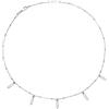 Breil, Collezione Stylize, Collana Donna in Acciaio Stile Minimal con Pendenti Esagonali in Acciaio Lucido, Chiusura a Moschettone, Lunghezza Regolabile 37-47 cm, Idea Regalo Donna
