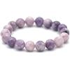 Miracles Minéraux - Bracciale con perle rotonde da 10 mm, pietra naturale, creazione artigianale francese, più di 40 scelte