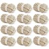 Hombys Filato di ciniglia grosso kaki per uncinetto e lavoro a maglia, filato super voluminoso per coperte, morbido peluche, 12 confezioni Jumbo (27 m, 226,8 g ciascuna)