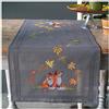 VERVACO Kit Punto Croce Prestampato Centrotavola VOLPI IN AUTUNNO Biancheria Da Tavola Set Fai Da Te Creativo 40 x 100 cm Kit Hobby Creativi Adulti Casa Decor Cross Stitch Runner