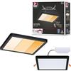 Paulmann 93101 Pannello LED Areo IP44 175x175 m 3-Step-Dim angolare incl. 1x13 W dimmerabile bianco caldo nero plastica 2000 K