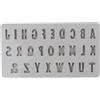 Rayher Stampo Silicone Mini ABC, 14,5x26x1cm, 27 Forme, Box 1pz, 36158000