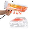 DATOUBOSS Lampada Infrarossi per Carrozzeria 1000W, Lampada per Asciugatura Vernice 220V, Essiccatore Portatile per Riparazione Carrozzeria Auto e Lavori di Verniciatura (300×150mm)
