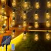 JIMACRO Luci Esterno Energia Solare, 6M/19.69ft 50 LED Catena Luminosa Esterno Luci Giardino Energia Solare per Casa, Cortile, Patio, Festa, Matrimonio Bianco Caldo