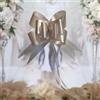 GMM Coccarde Fiocco Autotiranti Coccarde Decorative Nozze e Ricorrenze Varie /30pz (Grigio)